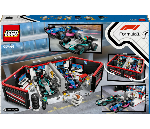 LEGO City 60444 F1® Garaż i bolidy Mercedes-AMG i Alpine - 1298086 - zdjęcie 10